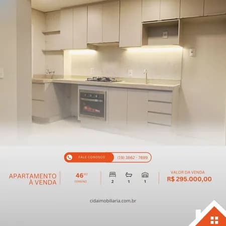Apartamento à venda no bairro Jardim Igaçaba - Mogi Guaçu/SP