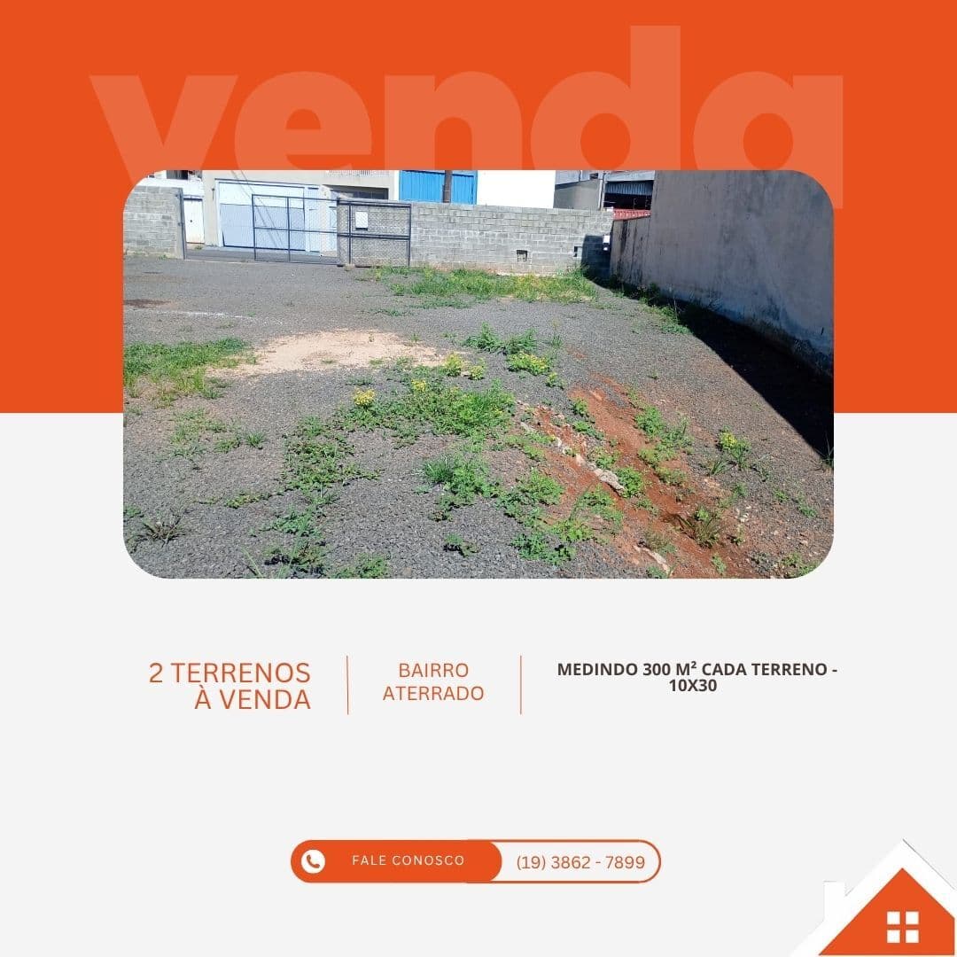2 Terrenos à venda no bairro Aterrado - Mogi Mirim/SP