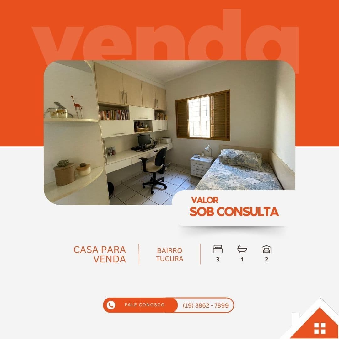 Casa à venda no bairro Tucura - Mogi Mirim/SP