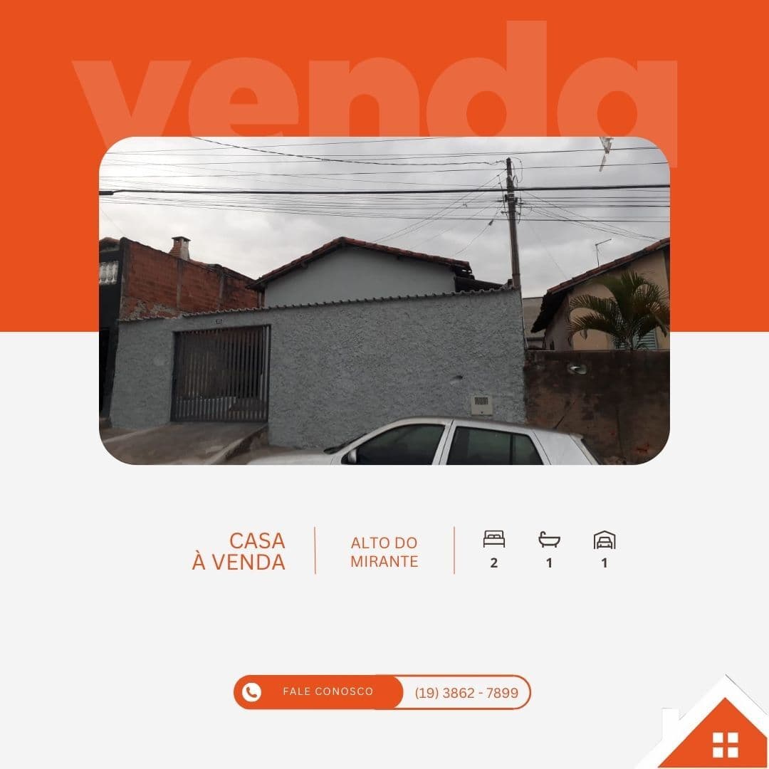 Casa à venda no bairro CDHU - Mogi Mirim/SP