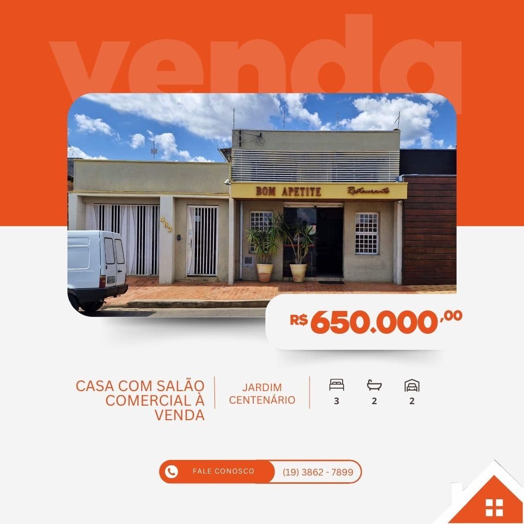 Casa Mista em Jardim Centenário, Mogi Guaçu/SP