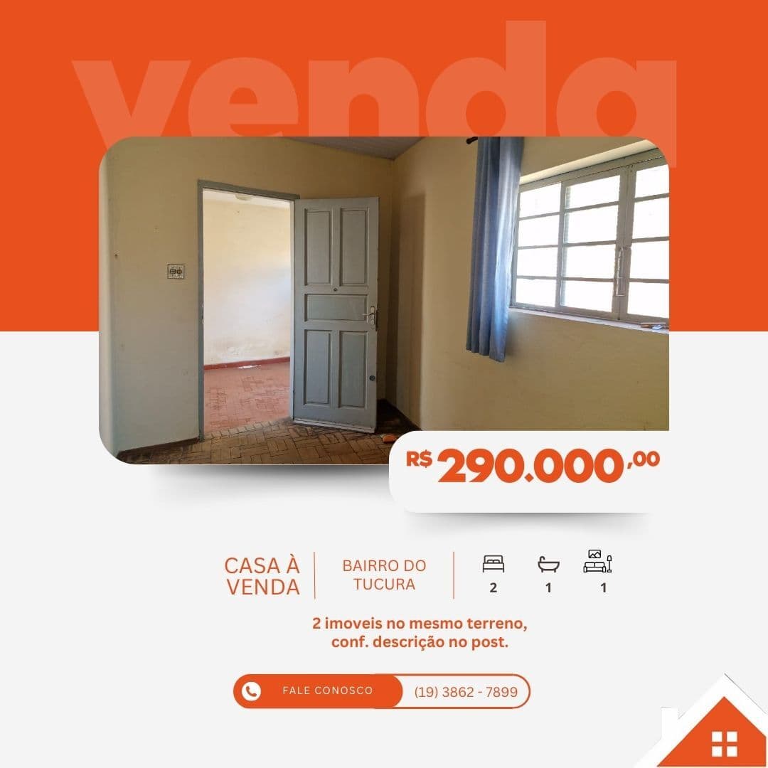 Casa à venda no bairro Tucura - Mogi Mirim/SP