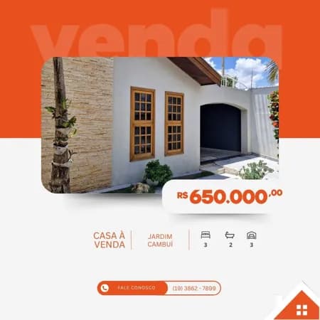 Casa à venda no bairro Parque Residencial Cambuí - Mogi Guaçu/SP