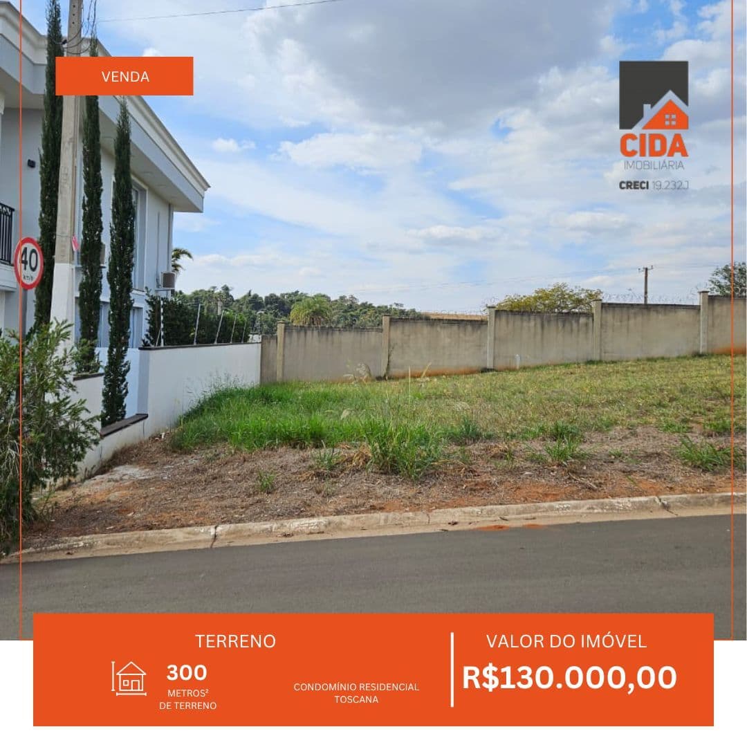 Terreno à venda no bairro Residencial Vila Toscana - Mogi Mirim/SP