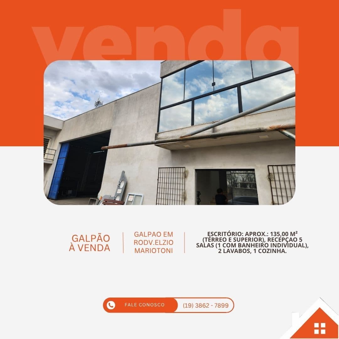 Pavilhão/Galpão à venda no bairro Alto do Mirante - Mogi Mirim/SP