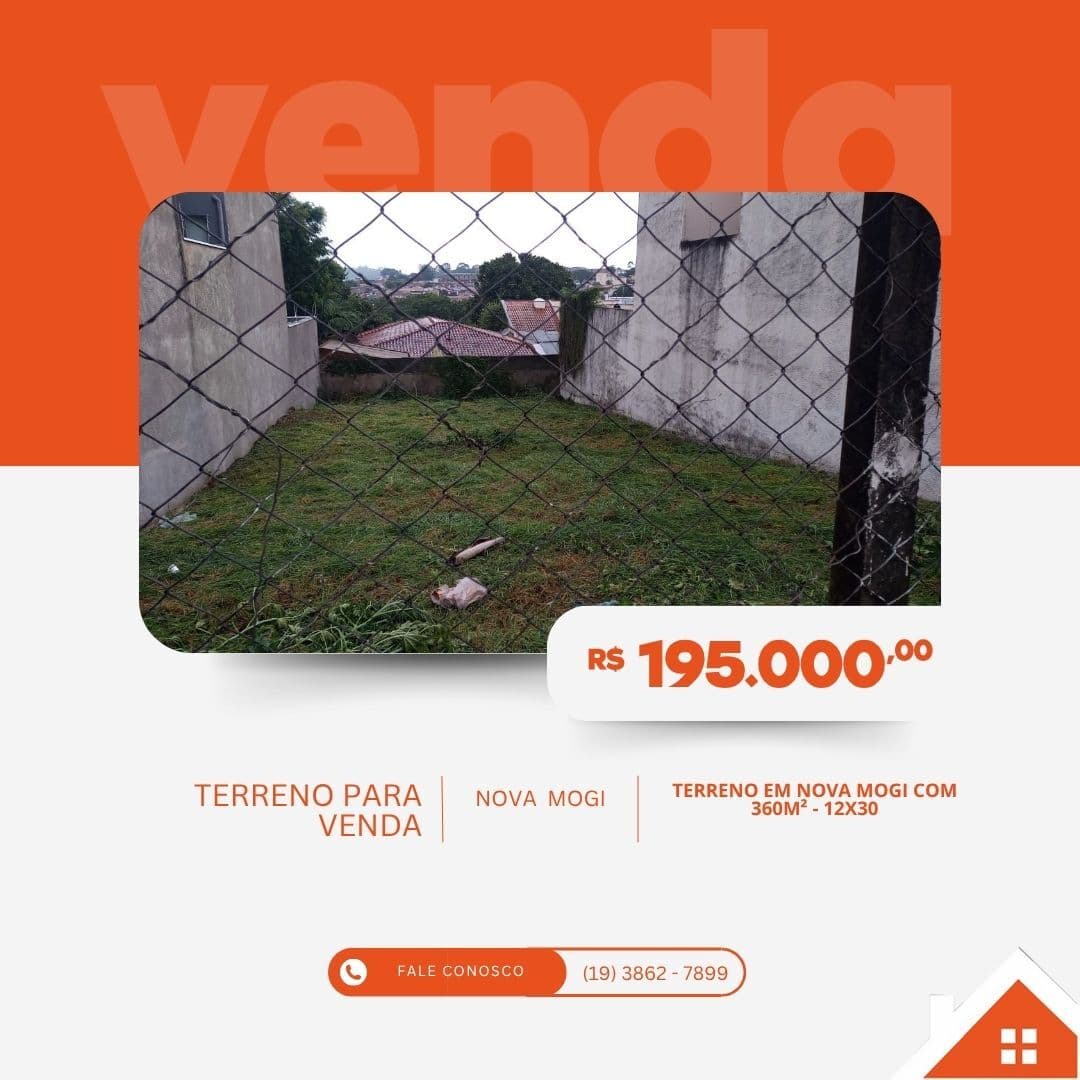 Terreno à venda no bairro Loteamento Nova Mogi - Mogi Mirim/SP
