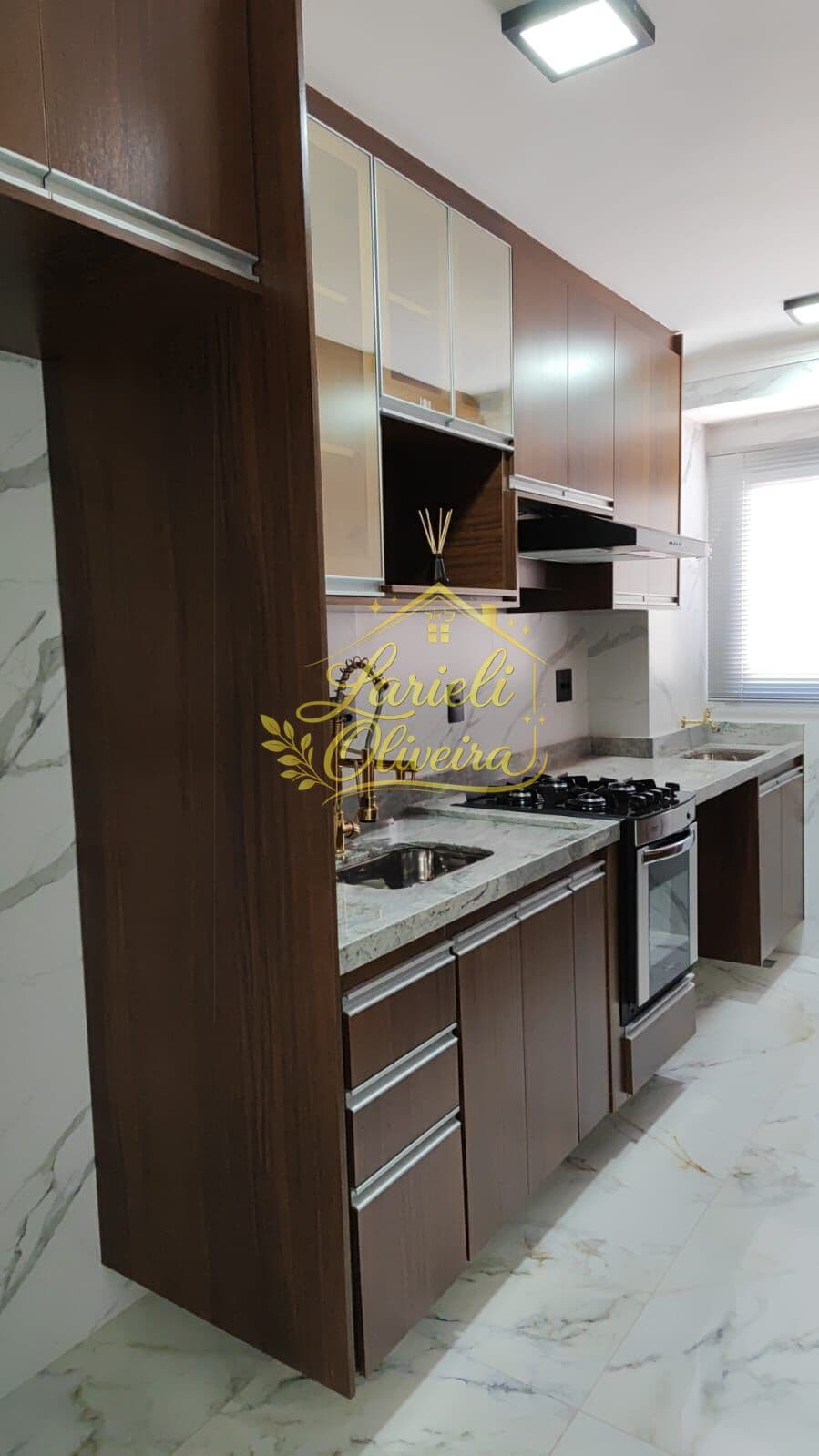 Apartamento dois dormitórios, sacada à Venda no Residencial Santa Clara – Paulínia/SP