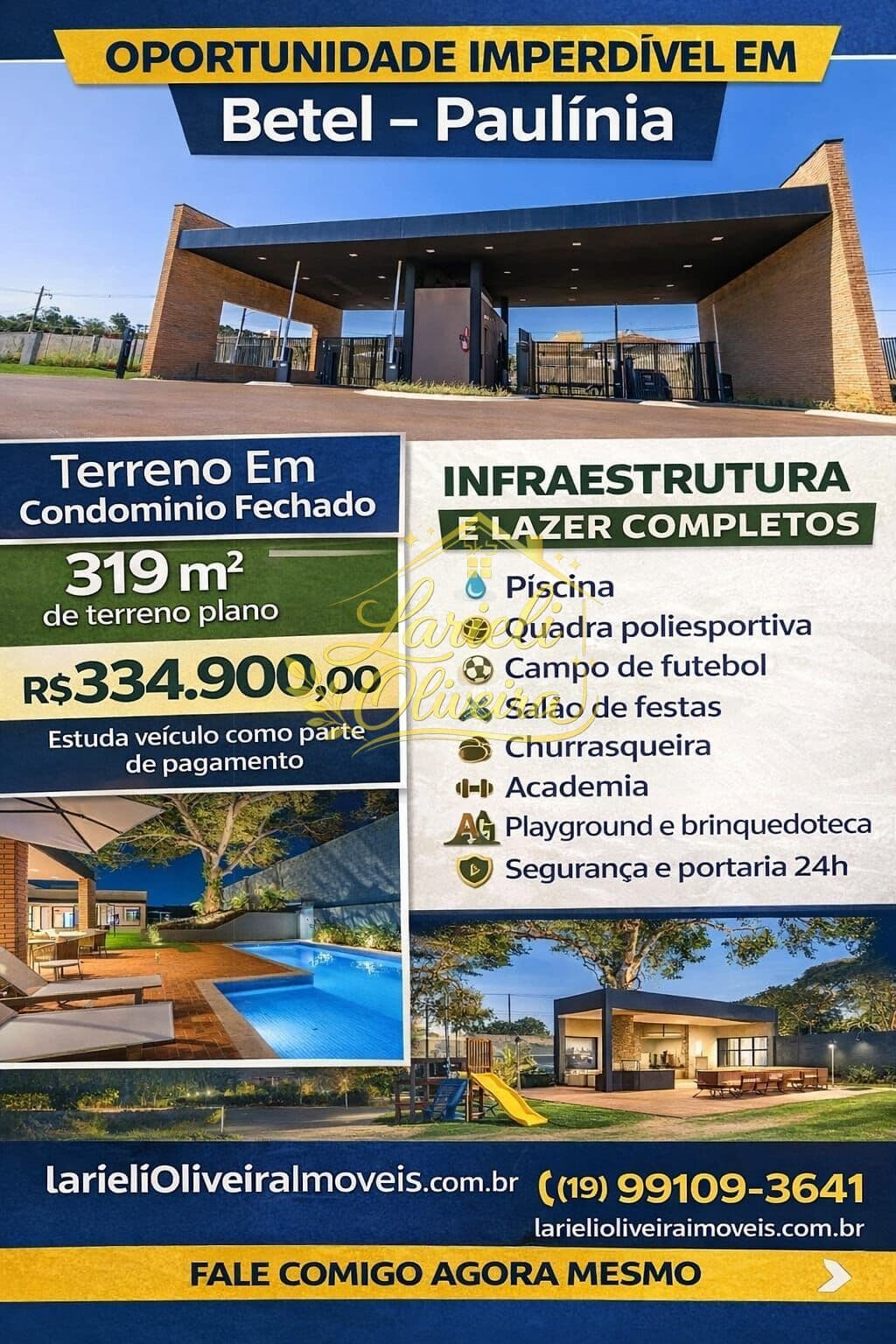Oportunidade Imperdível Em Betel – Terreno Em Condomínio Fechado!
