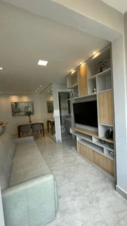 Apartamento com suíte, varanda e 1 vaga coberta no Living Vision – Bonfim