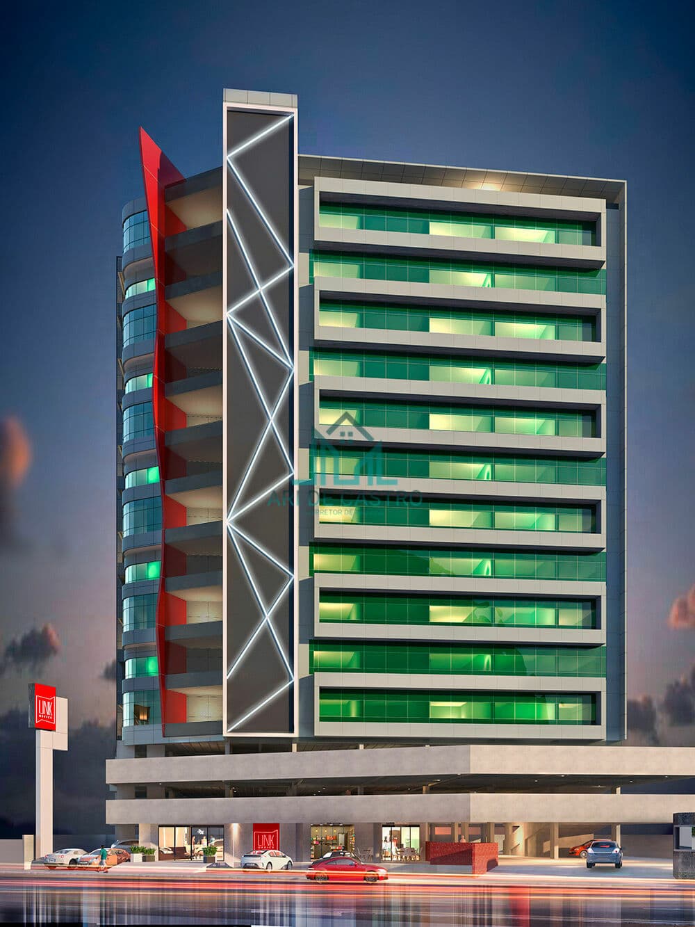Link Office Empresarial - Salas de 47,70 à 71,23m² para Venda com o Melhor Preço m², em Frente ao Parque Shopping