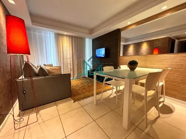 Apartamento Quarto e Sala, Mobiliado em Andar Alto à venda na Jatiuca - Maceió Alagoas