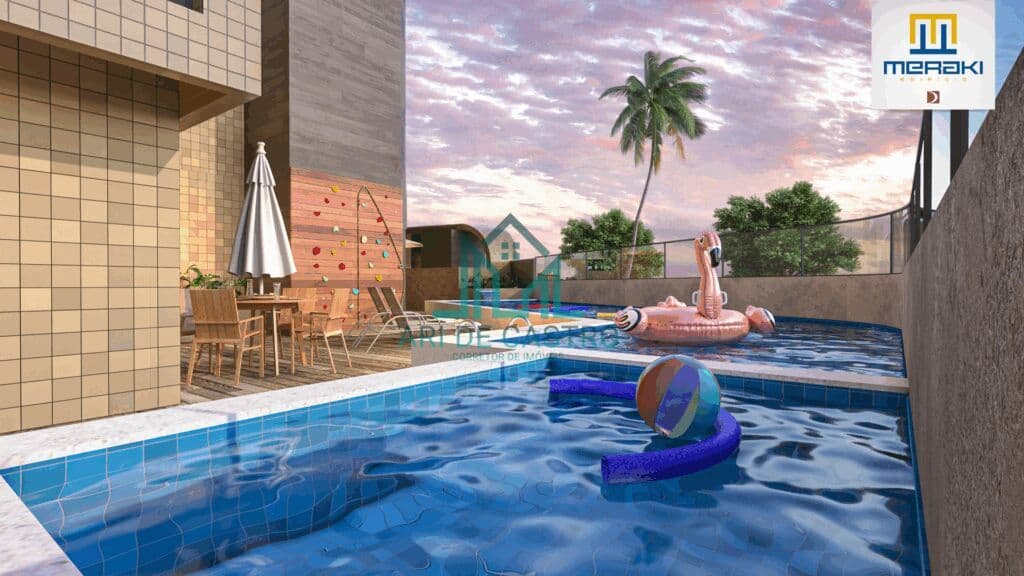 Ed Meraki - Apartamentos na Ponta Verde com 2 Quartos, Varanda e uma Fantástica Área de Lazer - Maceió Alagoas