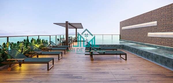 WISH RESIDENCE - Apartamentos Quarto e Sala de 51,13m² com varanda, à venda a uma quadra da orla da Jatiúca - Maceió/AL