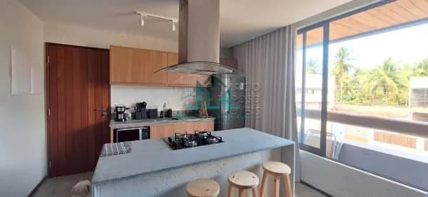 Apartamento Mobiliado, 2 Suítes, 84m² a 150 metros Piscina no RoofTop na Praia do Riacho em São Miguel dos Milagres - Alagoas