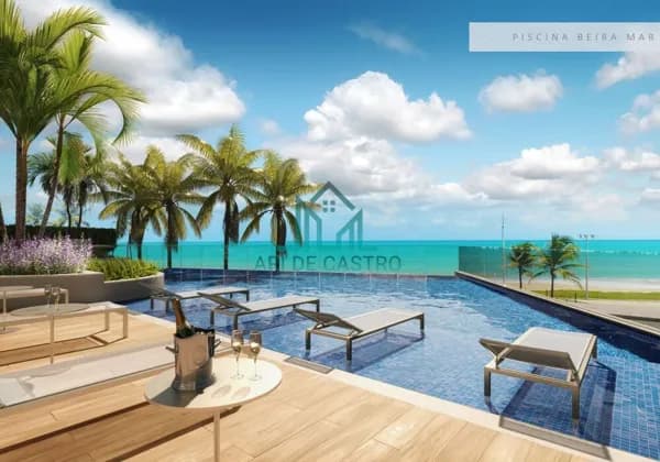 Lanai Beach - Apartamento à Beira-mar da Praia de Jacarecica com 3 Suítes, 130m², Nascente - Maceió/AL
