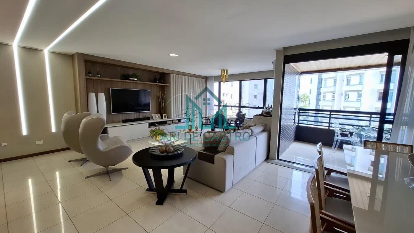Apartamento 4 Suítes com 191m² com Varanda a Poucos Metros da Praia da Ponta Verde - Maceió Alagoas