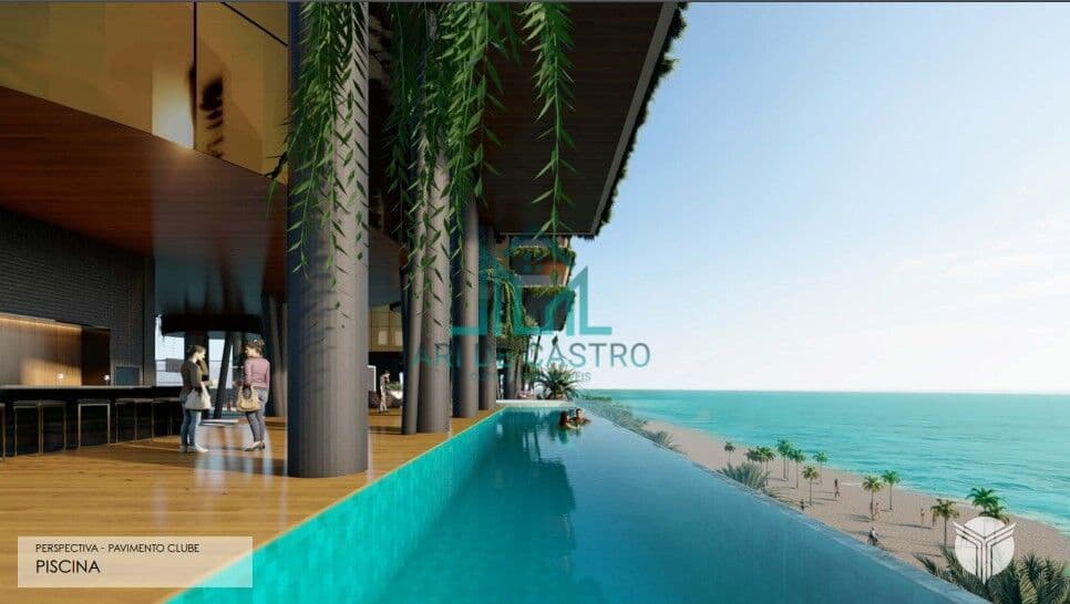 Apartamento Beira-mar 4 Suítes e Varanda Gourmet, 270m² 5 Vagas, Praia de Jacarecica Maceió Alagoas