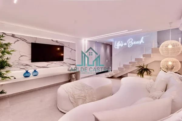 Casa Triplex de Luxo na Praia do Patacho, Piscina no Rooftop com Vista, Decorada e Automatizada, Exclusiva, Rota Ecológica dos Milagres