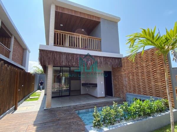 Casa Duplex com 3 suítes e Piscina Privada, na Praia do Toque - São Miguel dos Milagres
