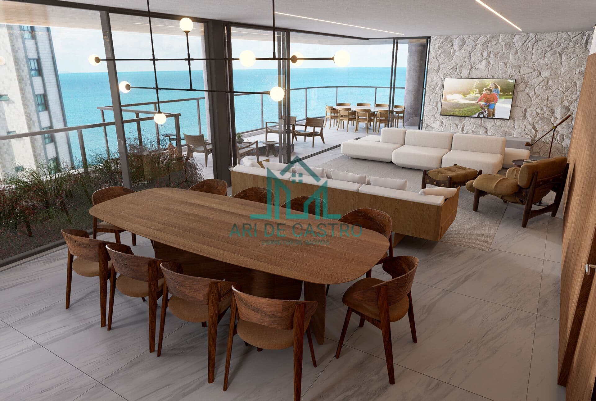 Ed Grand Yacht - Apartamentos com 4 Suítes na 1ª Quadra da Praia de Ponta Verde - Maceió Alagoas