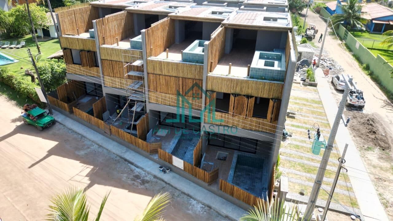 Casa na Praia do Patacho com Piscina Privativa, 3 Suítes, Rooftop, 185m² Rota Ecológica Milagres - Alagoas