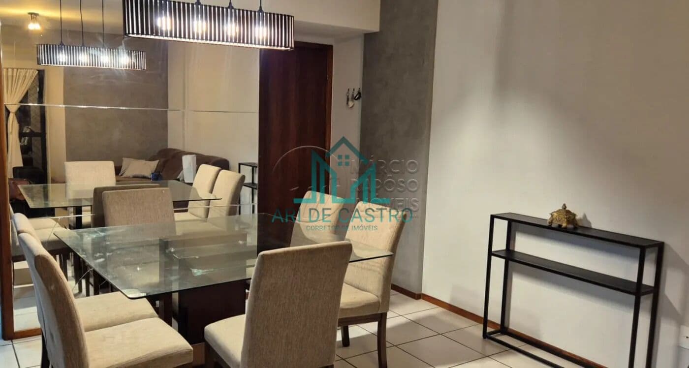 Apartamento Nascente com 3 Quartos, 108m², 2 Vagas à venda na 5ª quadra da Praia de Jatiuca - Maceió Alagoas