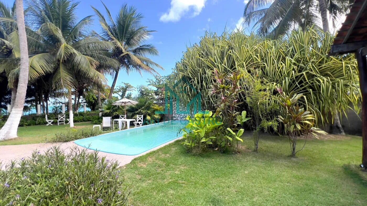 Pousada à beira mar na Praia do Riacho em São Miguel dos Milagres,terreno Pé na areia com 2.400², - Alagoas
