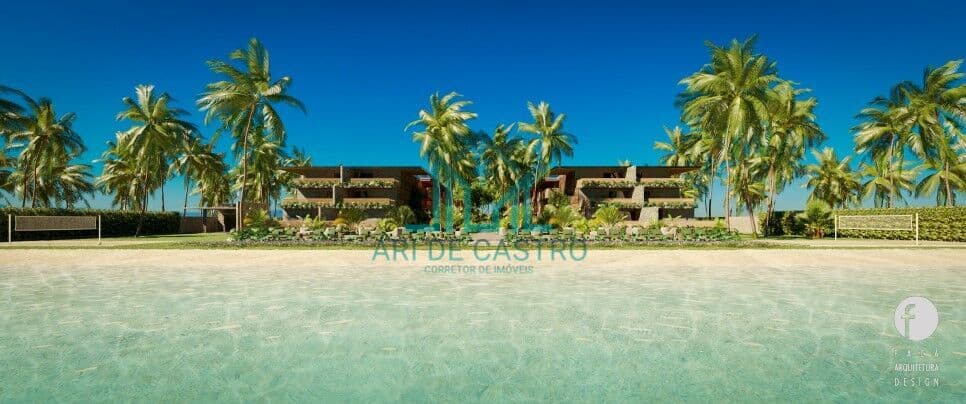 Apartamento Sunrise, 2 Quartos e Varanda Gourmet, na Praia de Tatuamunha - Rota Ecológica dos Milagres, Alagoas