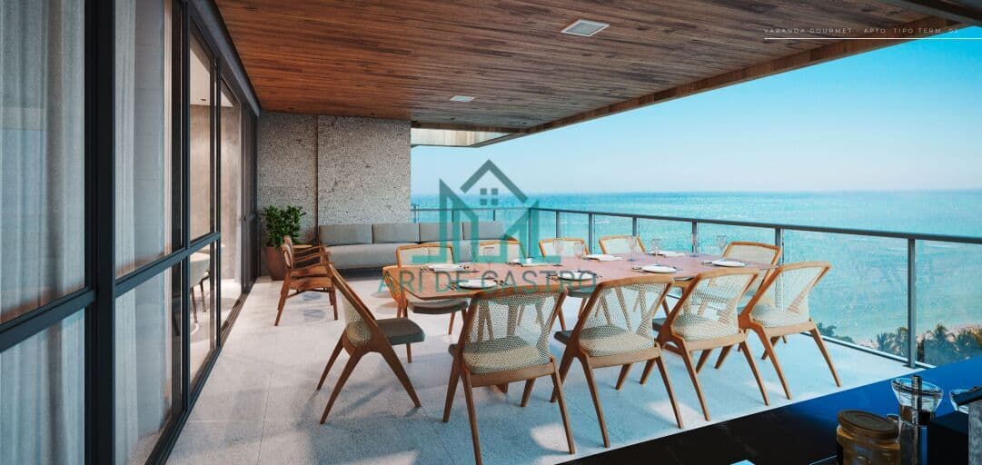 Apartamento na Ponta Verde - Edifício Grand Ocean 4 Suítes, sendo 1 Master e Varanda Gourmet Maceió Alagoas
