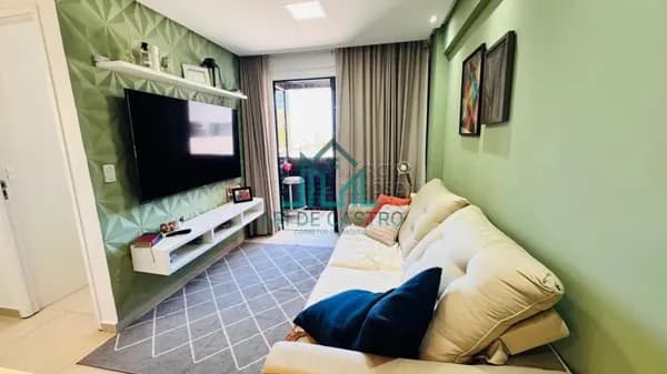 Apartamento com 2 Quartos, 51m², móveis planejados e Varanda à venda em Mangabeiras - Maceió Alagoas