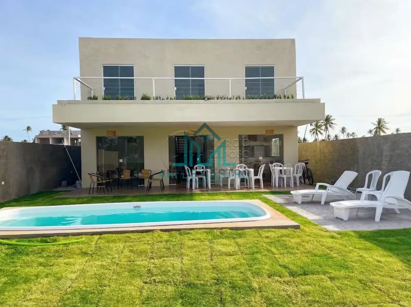 Casa à venda na Praia do Patacho com 5 Suítes, Mobiliada, Piscina, 210m² Rota Ecológica dos Milagres - Alagoas