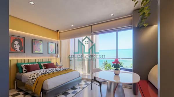 Apartamento UP! Studios com 22m² a 200 metros da Praia da Jatiúca - Maceió Alagoas