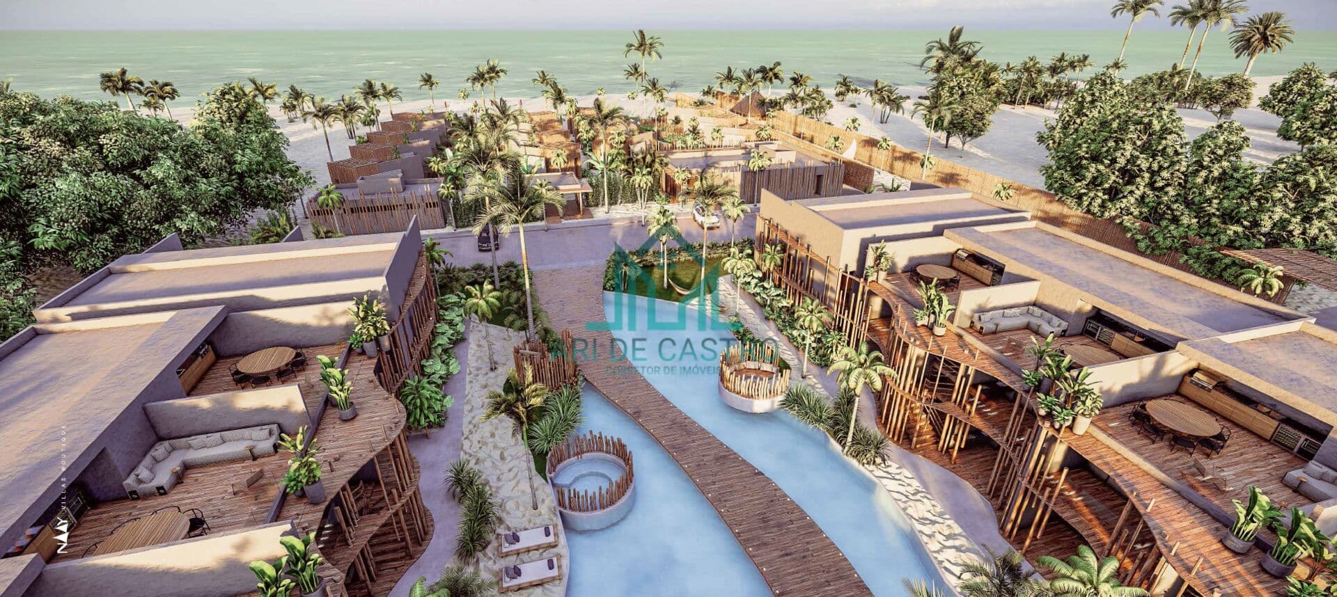 Casa com 3 Suítes - Naay Villas com Piscina Privada e Rooftop Praia de Tatuamunha na Rota Ecológica dos Milagres - Alagoas