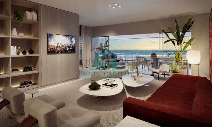KAÁ Beira-mar - 3 Suítes e 170m², com Clima de Resort na Praia de Jacarecica em Maceió AL