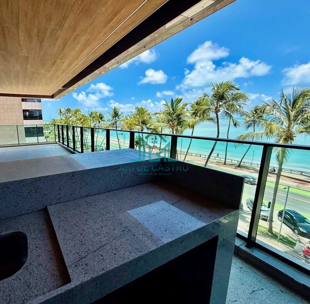 MANSÃO GALBA ACCIOLY - Apartamento a beira-mar de Ponta Verde, com 4 suítes, varanda gourmet com 60m² e 5 a 6 vagas de garagem.