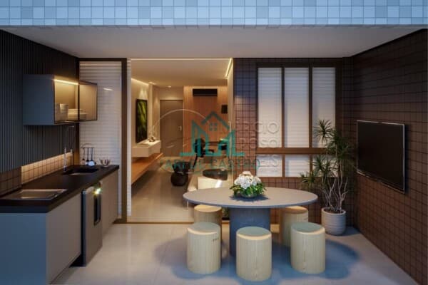 Edifício Vivence Abdon Arroxelas - Apartamentos na Ponta Verde com 3 Quartos, Varanda Gourmet, Maceió Alagoas