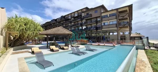 Apartamento Beira-Mar com 2 Quartos com Varanda no Barra Bali na Barra de São Miguel. - Maceió Alagoas