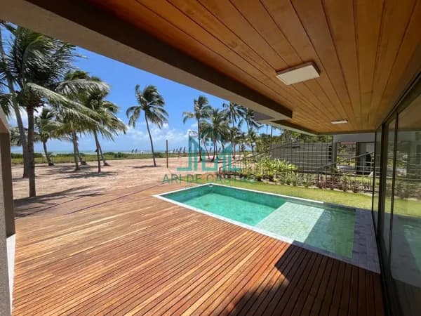 Casa à Beira Mar em São Miguel dos Milagres com 5 Suítes, Piscina, Rooftop e Hidromassagem - Alagoas