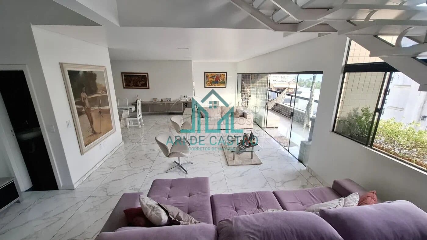 Cobertura Duplex com 3 Quartos, 353m², Piscina e Área Gourmet, 5 Vagas à Venda Na Ponta Verde - Maceió Alagoas