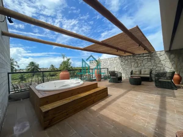 Apartamento 3 Suítes, Jacuzzi e Piscina, 260m², RoofTop a Venda na Praia de Tatuamunha - Rota Ecológica dos Milagres - Alagoas