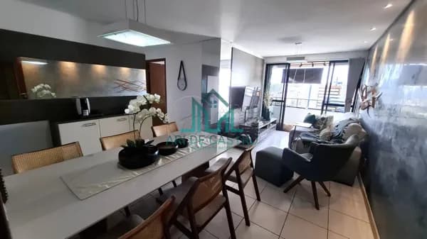Apartamento 3 Quartos sendo 2 Suítes, 85m²com Varanda, 2 Vagas à venda na Ponta Verde - Maceió Alagoas