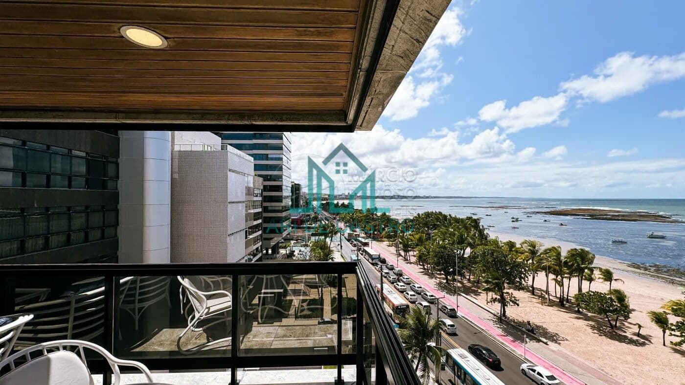 Cobertura Duplex Beira-Mar com 4 Suítes, Piscina, 424m², 5 Vagas na Praia de Ponta Verde - Maceió Alagoas