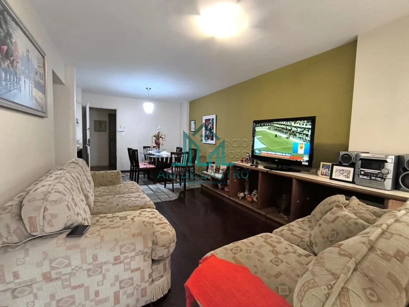 Apartamento na 1ª Quadra da Praia de Ponta Verde com 112m² com Varanda com 3 Quartos - Maceió Alagoas