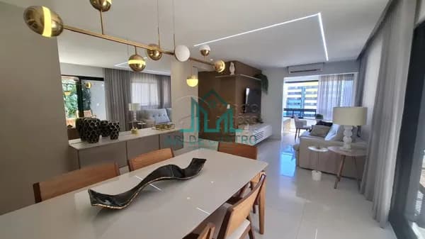 Cobertura 3 Quartos, 138m², Varanda Gourmet, 2 Vagas na Ponta Verde - Maceió Alagoas