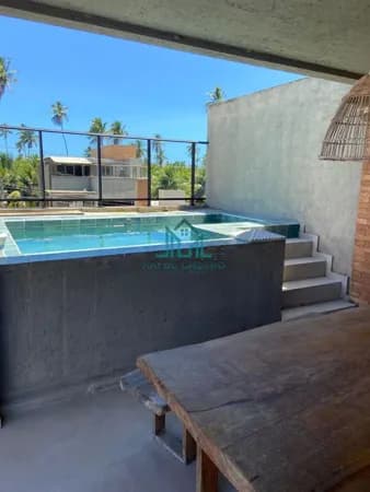 Casa Mobiliada com Rooftop e Piscina Privativa a 100m da Praia do Riacho à venda - São Miguel dos Milagres