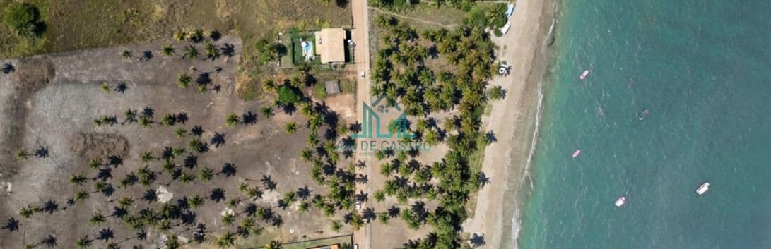 Terreno Pé na Areia na Praia do Patacho, 2.144 m², com 31 metros de Beira mar - Rota Ecológica dos Milagres - Alagoas