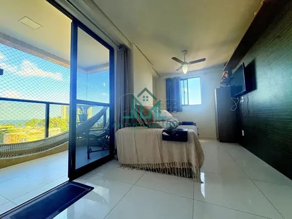 Apartamento 2 Quartos com Vista Mar da Praia de Cruz das Almas, Nascente com Móveis Planejados - Maceió Alagoas