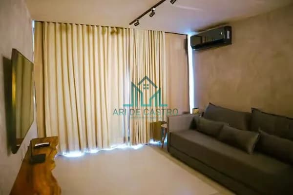 Apartamento 43m², Quarto e Sala, Mobiliado 100% Equipada a 500m da Praia do Toque na Rota Ecológica dos Milagres - Alagoas