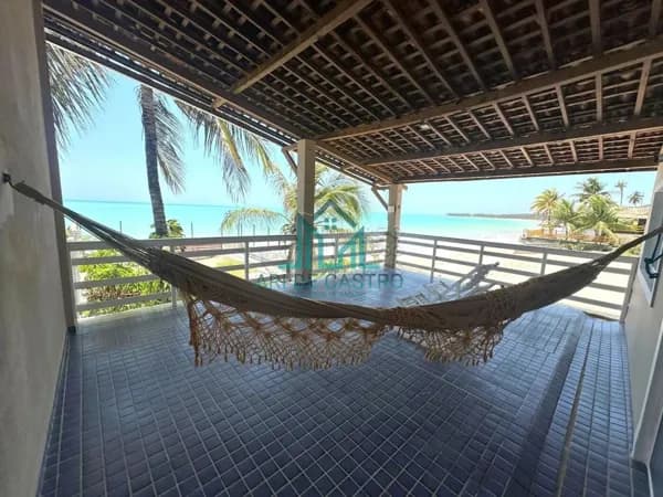 Casa à Beira-Mar com 3 Suítes na Praia de Ipioca no Litoral Norte de Maceió - Alagoas