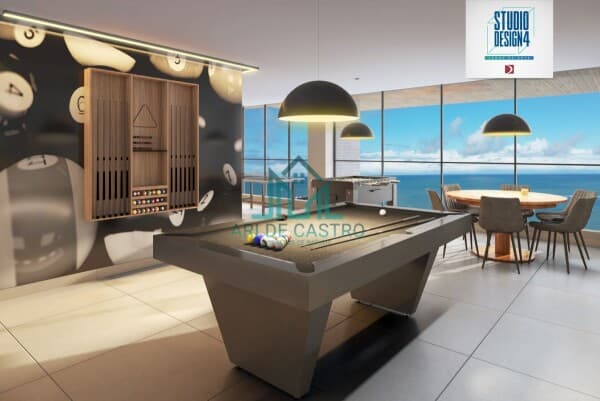 Studio Design 4 - 2 Quartos com Varanda com Vista a Venda, Beira-mar de Cruz das Almas em Maceió Alagoas